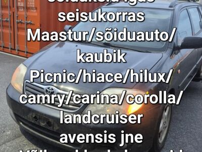 Ostan Toyota sõidukeid