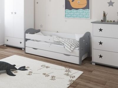 Lastevoodi Camila 140×70 pesukastiga+madrats