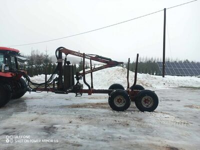 Metsakäru/palgihaagis KESLA PATU 400, kv 8T