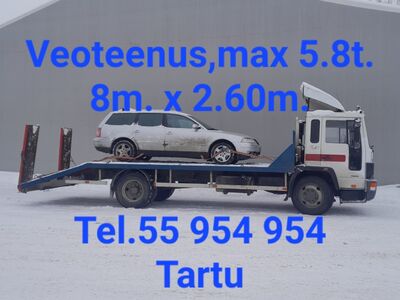Veoteenus, max 5.8 tonni