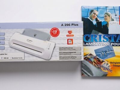 Laminaator Olympia A 296 Plus + A4 kiled (100tk)