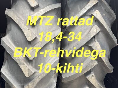 Mtz rattad 18,4-34 rehvidega