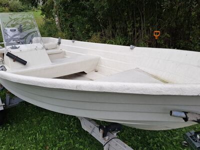 Mootorpaat Korento M 400,Honda15,treiler.