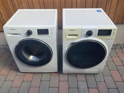 СТИРАЛЬНАЯ МАШИНА SAMSUNG WW80J5446FW, СУШИЛЬНАЯ МАШИНА DV90M8204AW