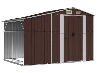 Metallist aiakuur 277 × 192,5 × 179 cm – pruun