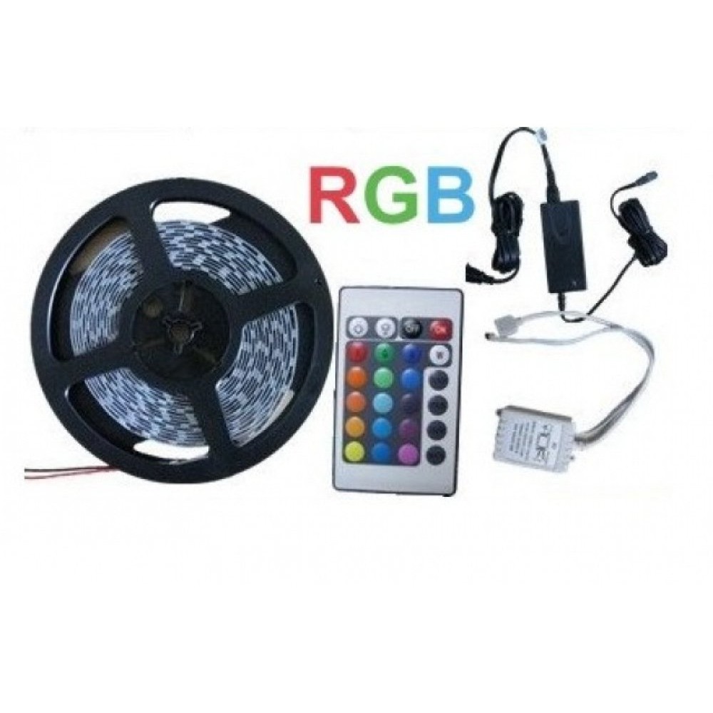 RGB Led ribad,5m,adapter,pult - Soov.ee